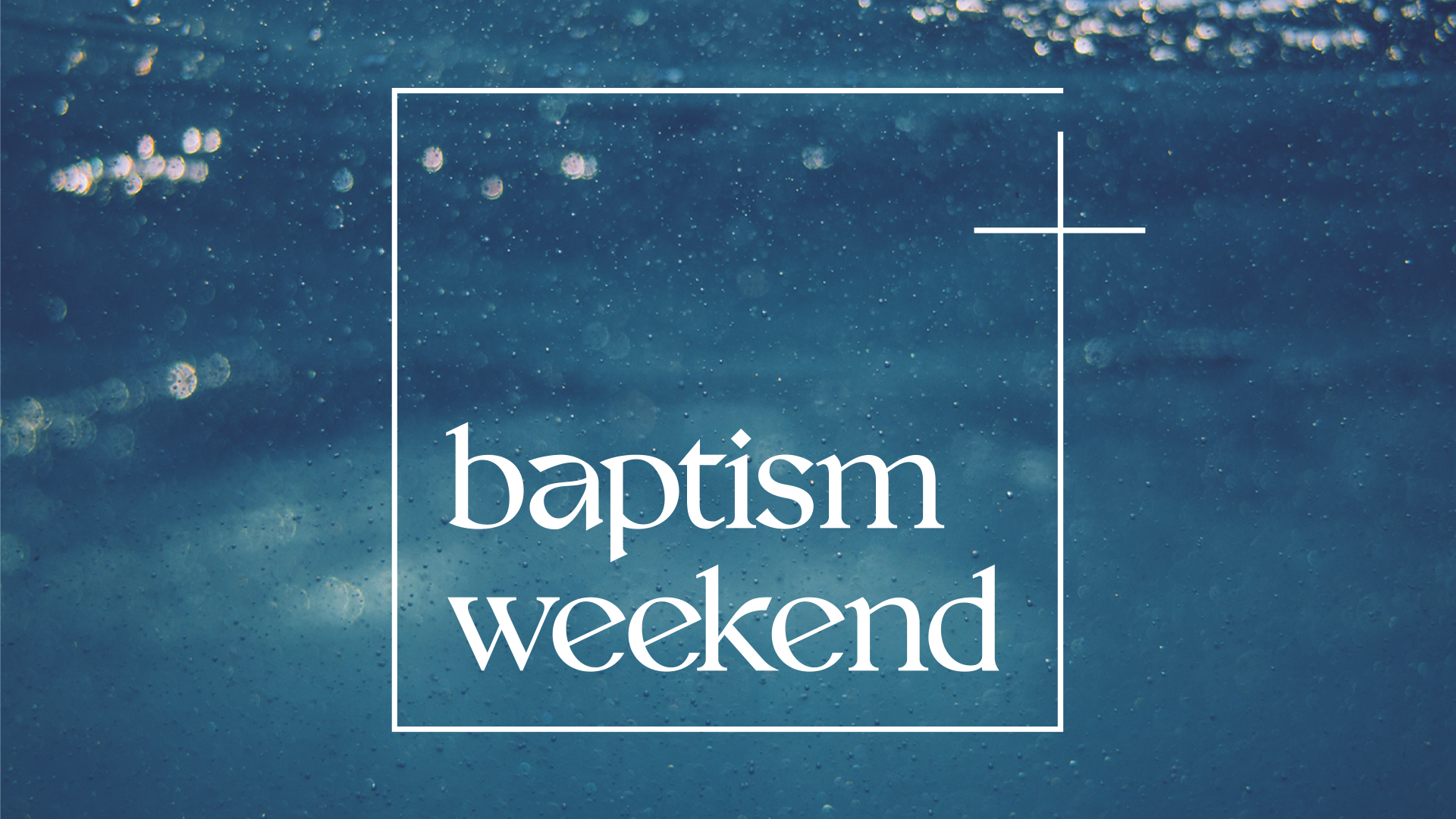 Baptism Weekend

April 20 & 21
