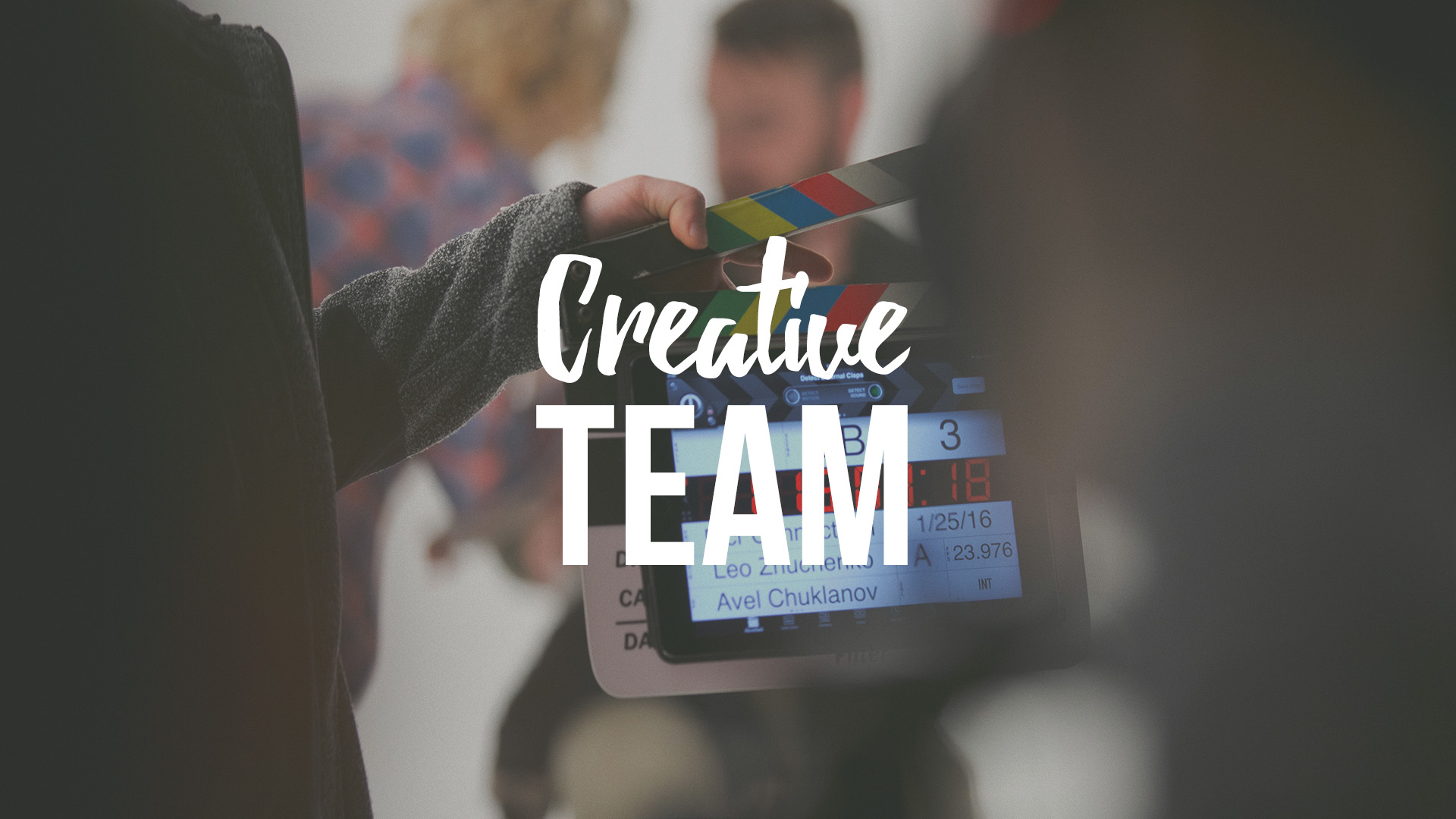Volunteer with Creative Team

 
