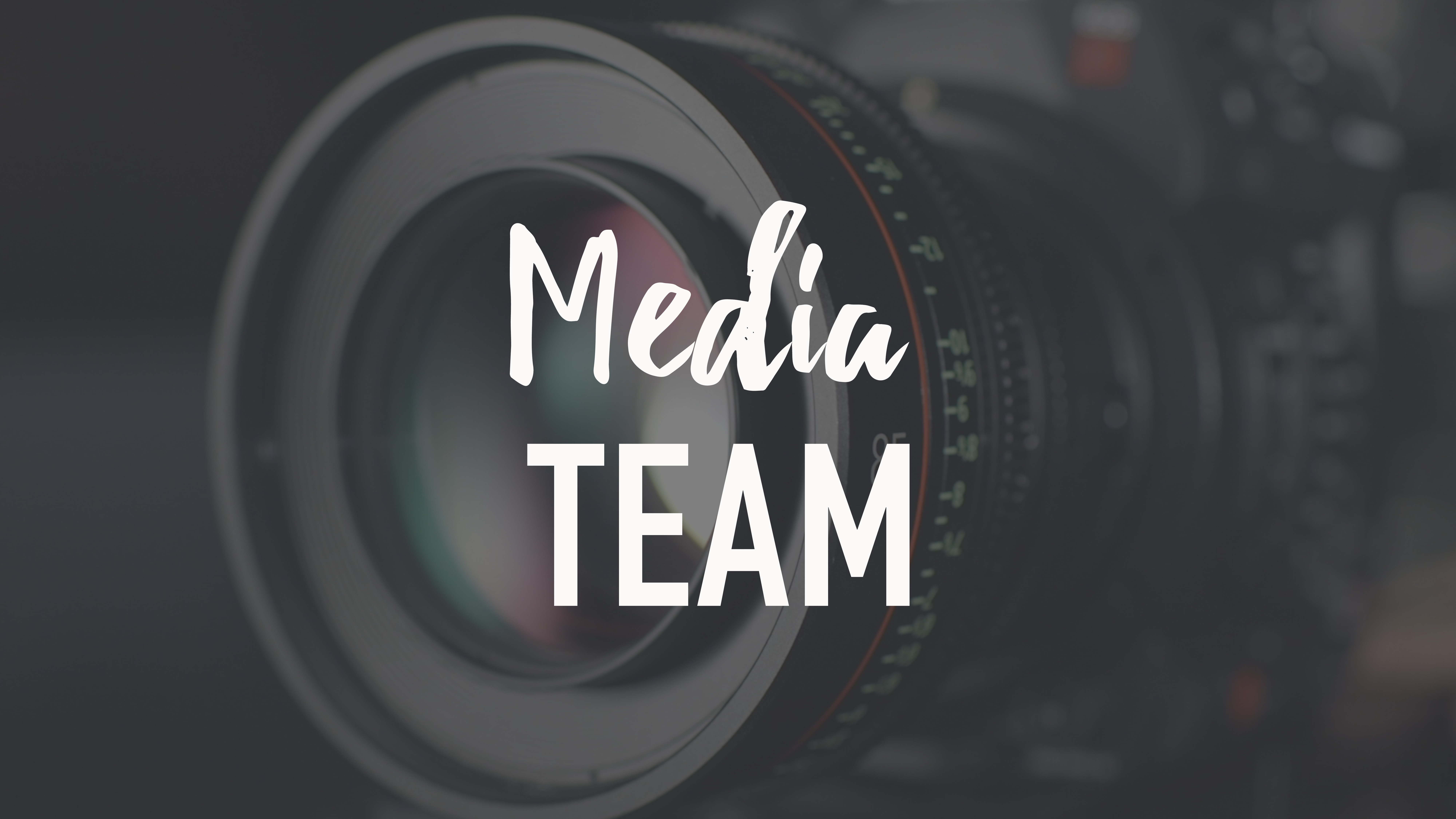 Volunteer with Media Team

 
