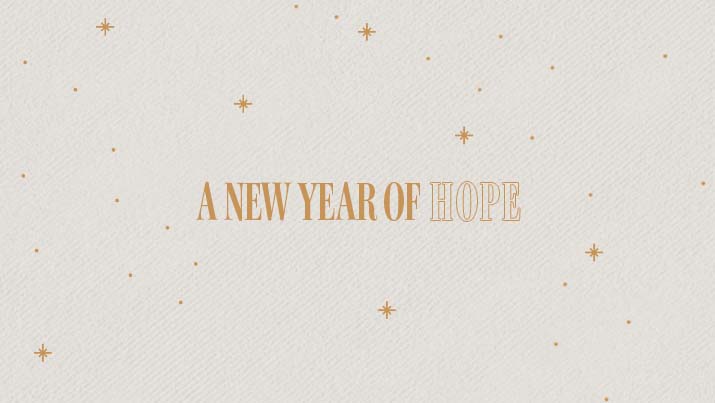 A New Year of Hope