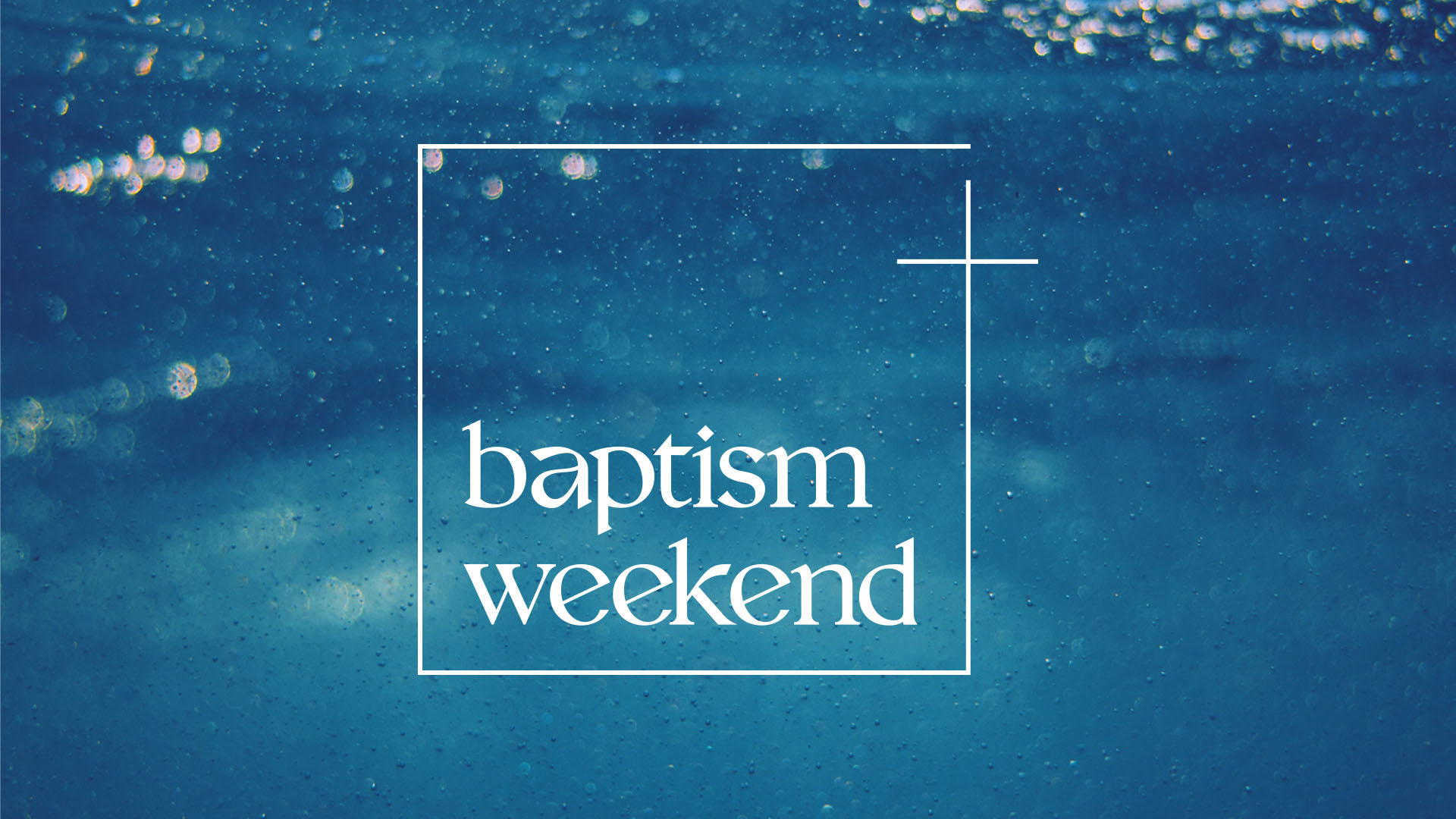 Baptism October 3, 5pm